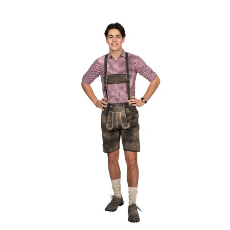 Baieri traksipüksid hallikad kulunud muljega DELUX