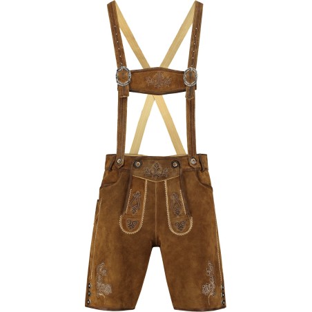 Baieri nahast sinepivärvi püksid DELUX