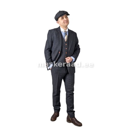 Kahekümnendate tviid ülikond vestiga