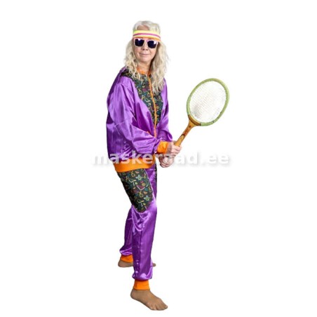 Lillaläikiv oranžiga retrodress