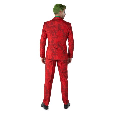 Jokker punases ülikonnas, kollase vestiga