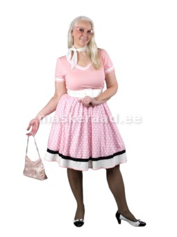 Roosa viiekümnendate kleit