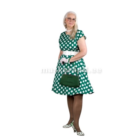 Viiekümnendate roheline mummuline siidkleit