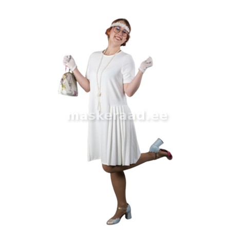 Armas kahekümnendate väike valge kleidike