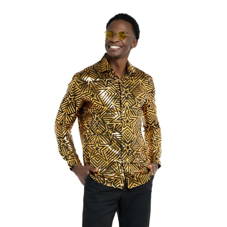 Kuldne tähtedega päevasärk 3XL | Maskeraad