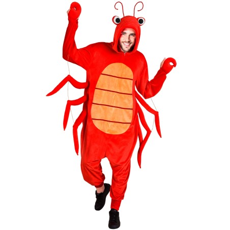 Vähi/krabi kostüüm oranž