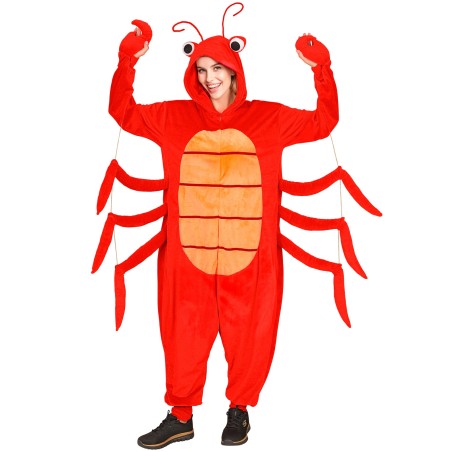 Vähi/krabi kostüüm oranž