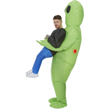 Täispuhutav kostüüm tulnukas röövib