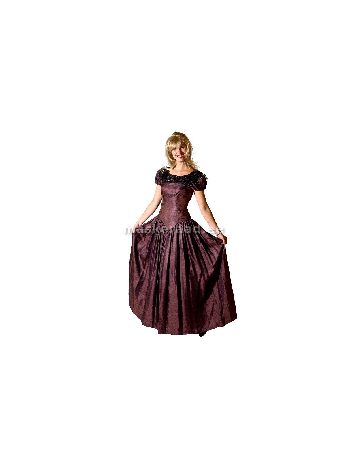 Elegant Dark Purple Ball Gown | Maskeraad