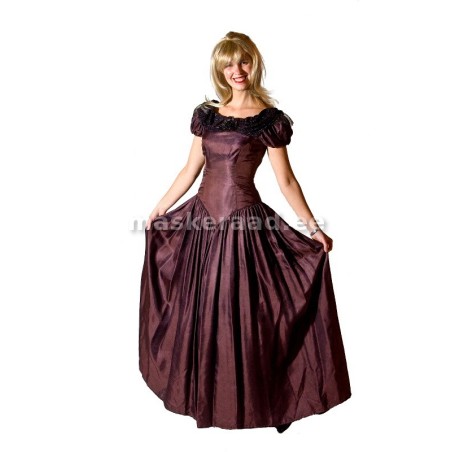 Elegant Dark Purple Ball Gown | Maskeraad