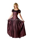 Elegant Dark Purple Ball Gown | Maskeraad