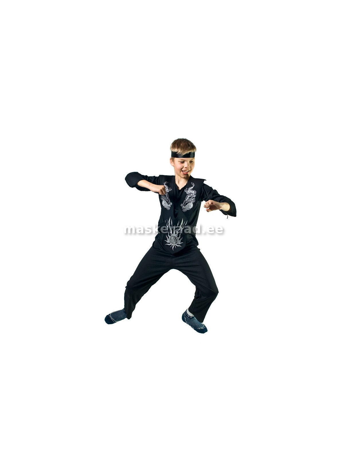 Ninja mustas kombinesoonis