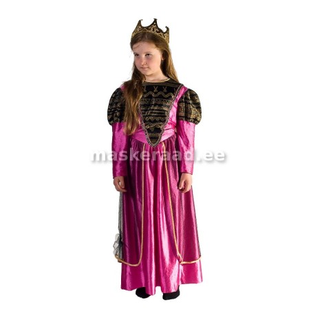 Printsess lillakuldses kleidis