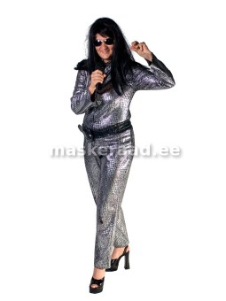 Hõbehall pükskostüüm