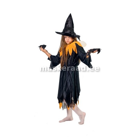 Halloween - võlur-nõid mustas rüüs