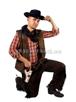 Черная шляпа ковбоя