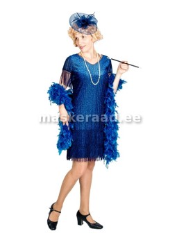 The 20-30s, blue fringed dress