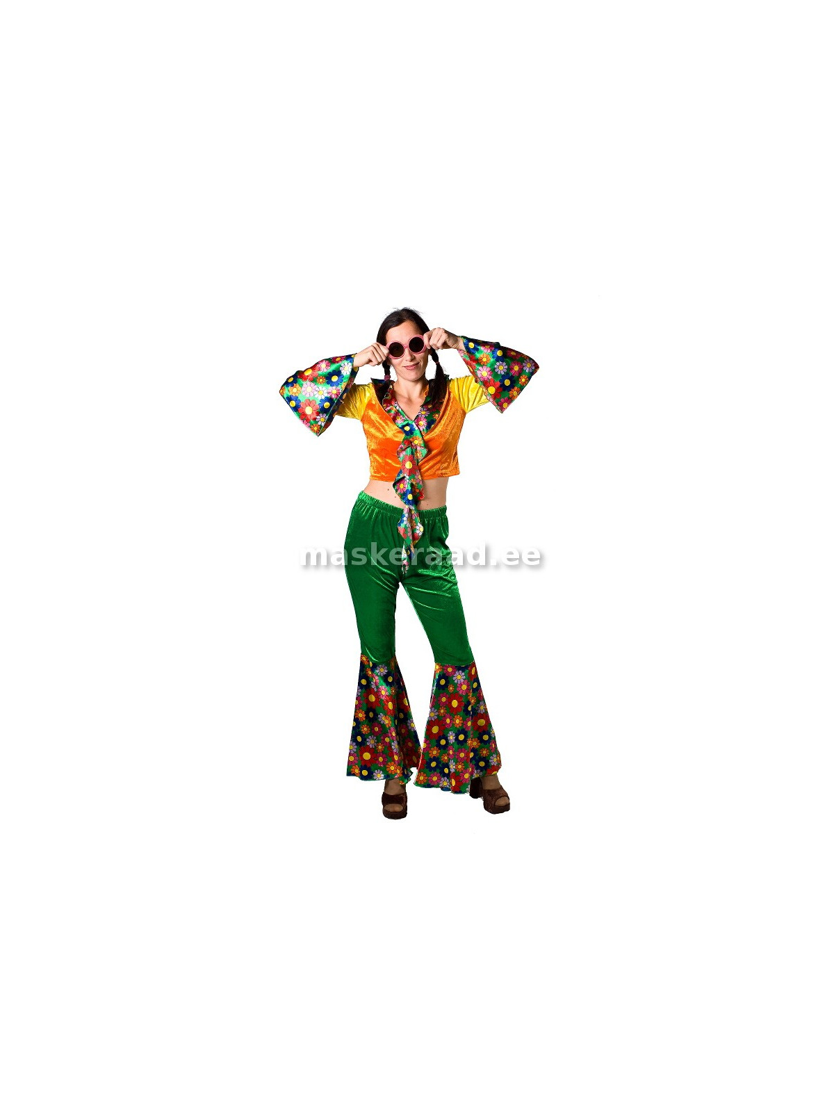The ' 70s hippie pants Green