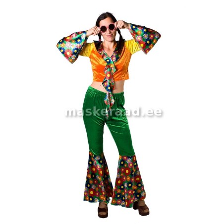 The ' 70s hippie pants Green
