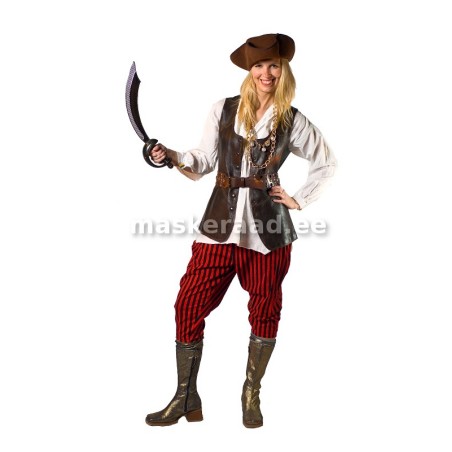 Piraaditar triibuliste pükstega