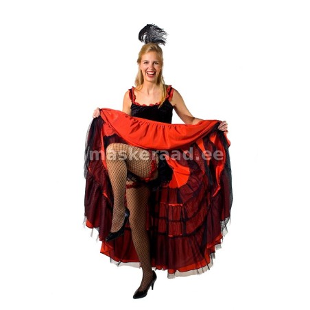 Burleskitar kankaani seelikus