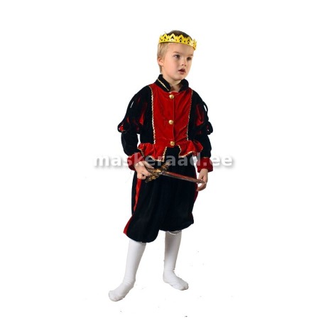 Prints punases ja mustas sametis