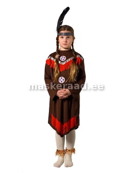 Indiaani tüdruk pruunis...