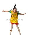 American Indian girl in yellow tuunikas