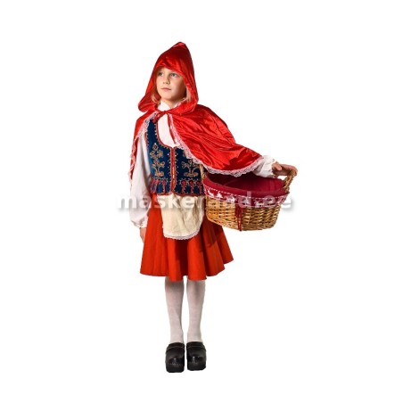 Punamütsike sinise sametvestiga