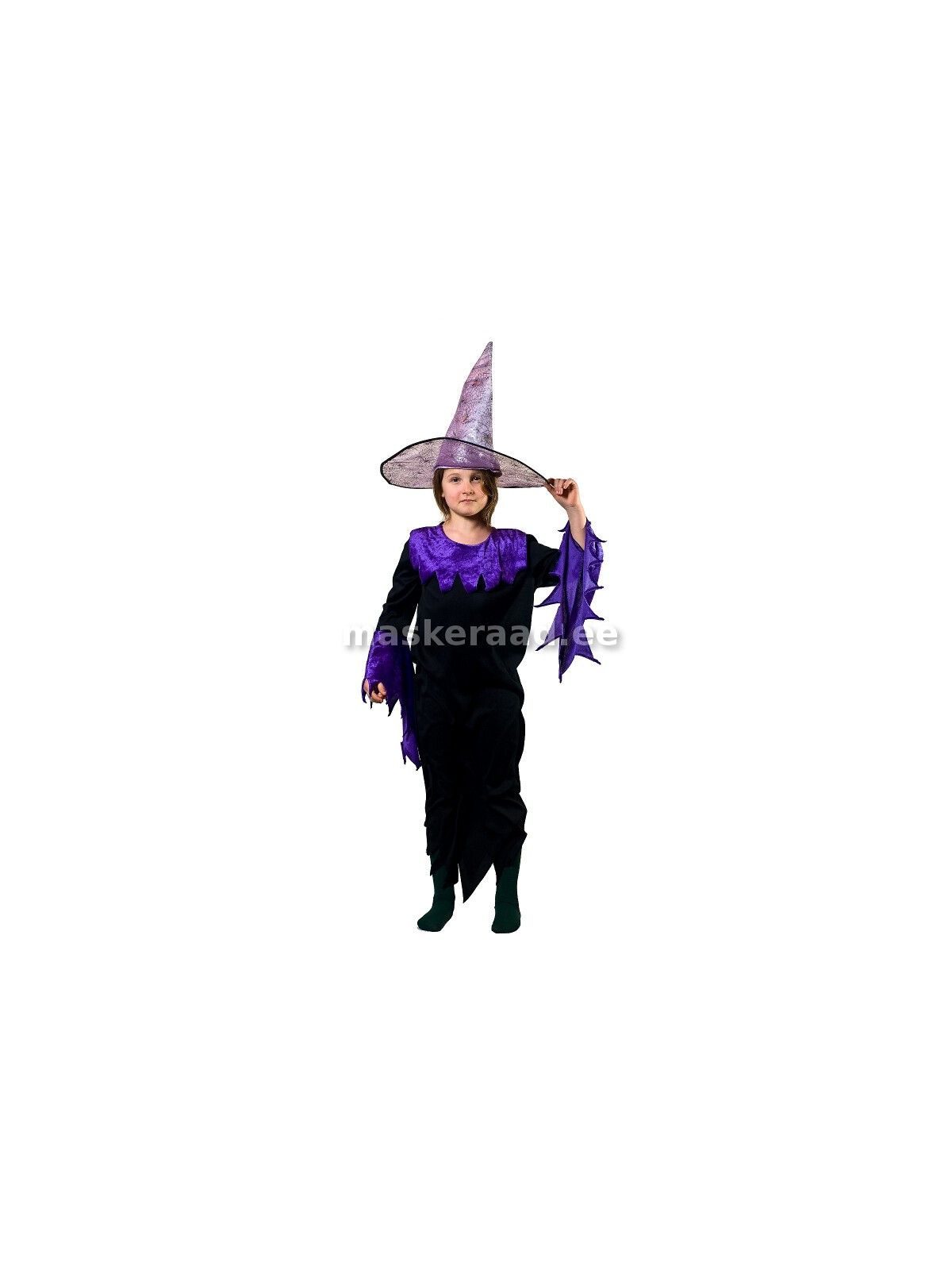 Halloween-the wizard of the purple collar and sleeves