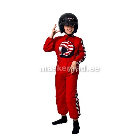 Võidusõitja punases kombinesoonis