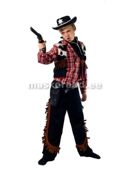 Cowboy waistcoat in black...