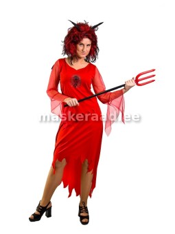 Kuradike punases  kostüümis