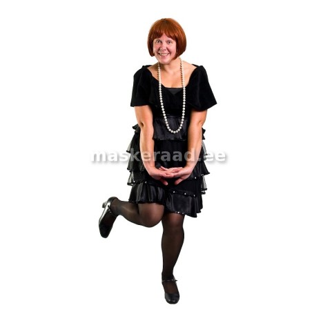 20 -30-ndad must volangidega satiinkleit