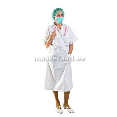 Meditsiini õde pikas kittelkleidis