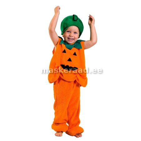 Halloween - kõrvitsapoiss rohelise mütsiga