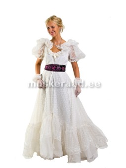 18-19 saj, valge ballikleit