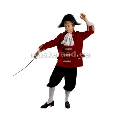 Noor väepealik Napoleon punases sametkuues