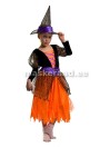Halloween, printsess oranžmustas kleidis