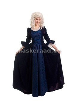 .Keskaegne tumesinine kleit