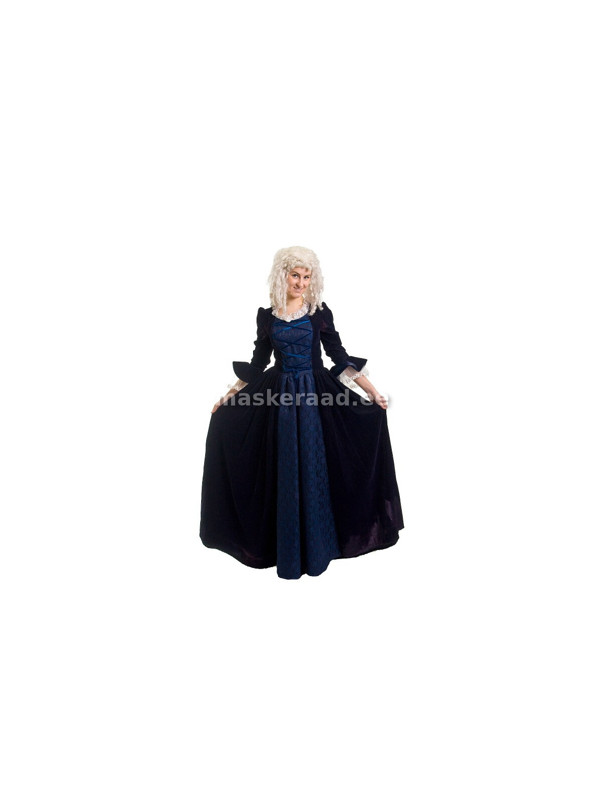 .Keskaegne tumesinine kleit