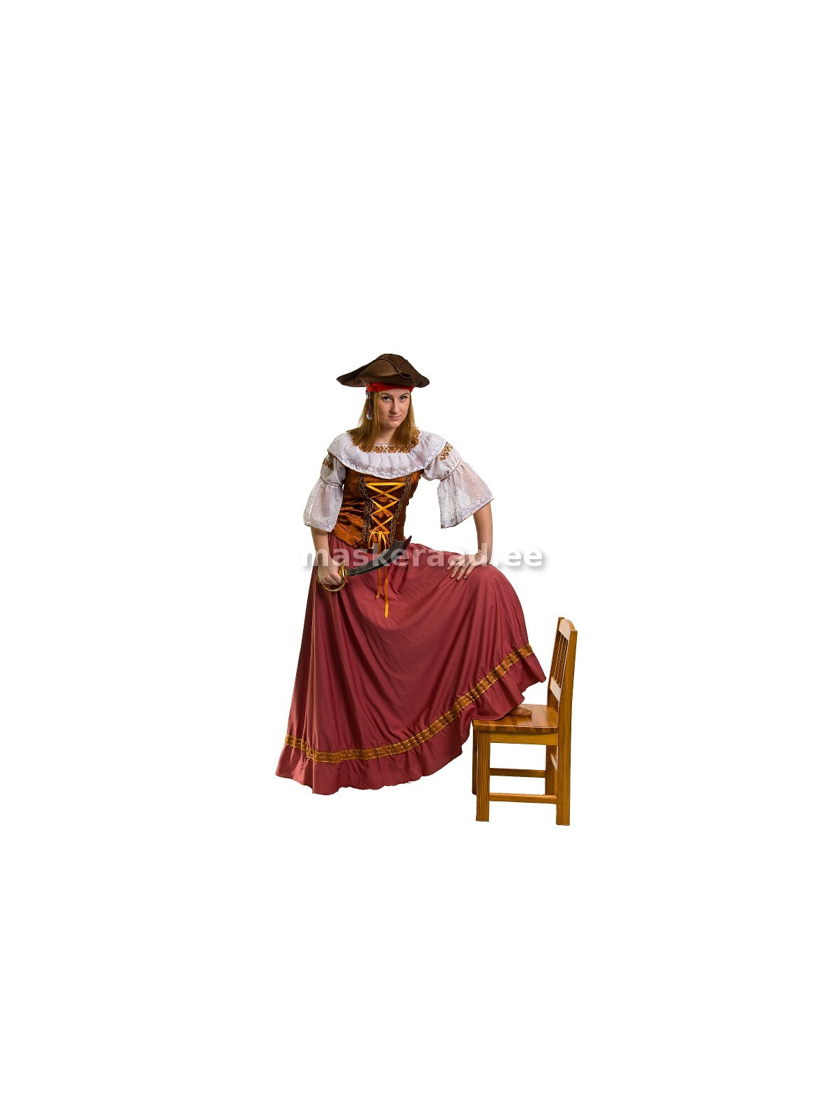 Piraaditar roosakaspunase seelikuga