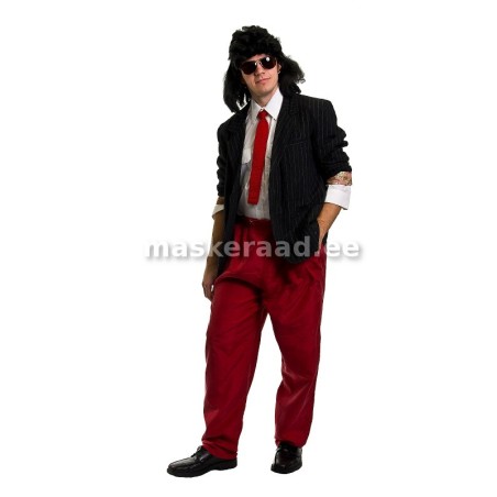 80 -ndate musta pintsakuga komplekt