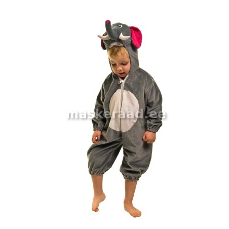 The elephant, dark gray