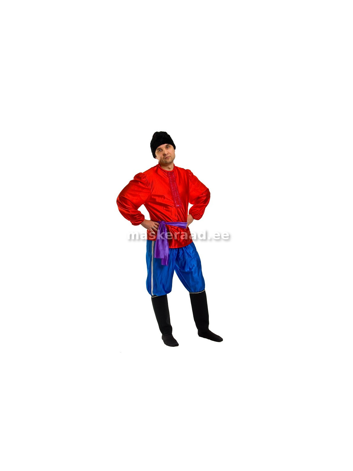 Vene rahvuslik mees siniste pükstega