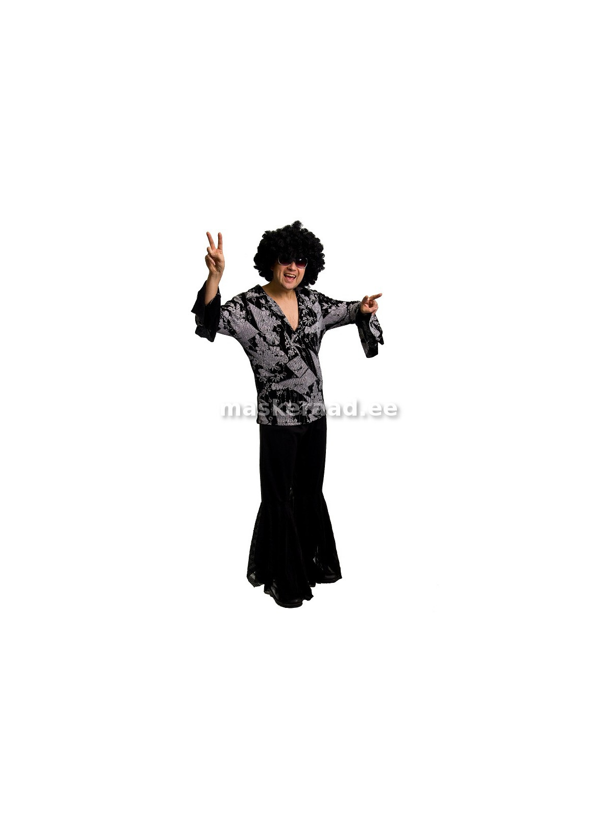 In the late 70-hõbedamustrilise men's SWEATSUIT set