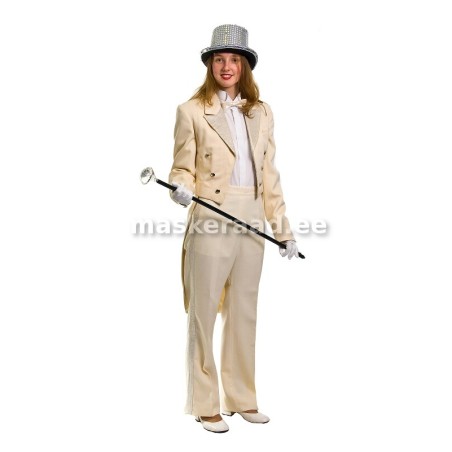 19-20 saj, frakk, valge