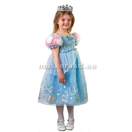 Printsess haldjas helesinises kleidis