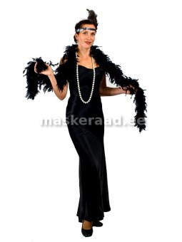 The 20-30s long black dress