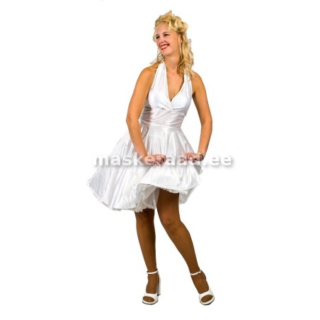 Marilyn Monroe valges kleidis